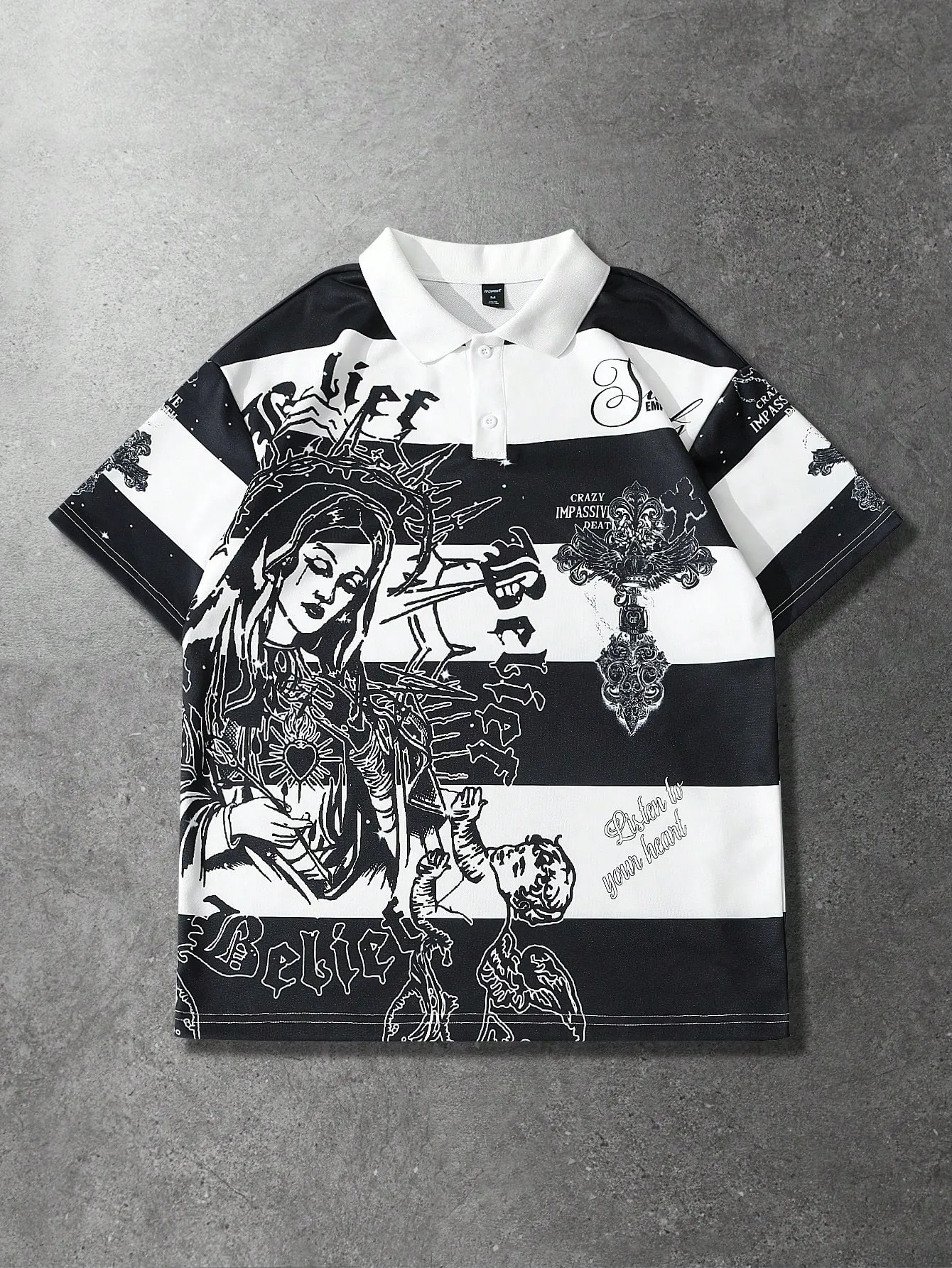 Polo de Manga Corta para Hombre, Estilo Verano 2026, con Estampado de Rayas 3D, Informal, Moderno y Cómodo