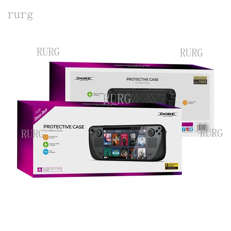 R+ – Suitable for Steam deck protective case accessories, scratch-resistant soft silicone protective cover, providing full prote
