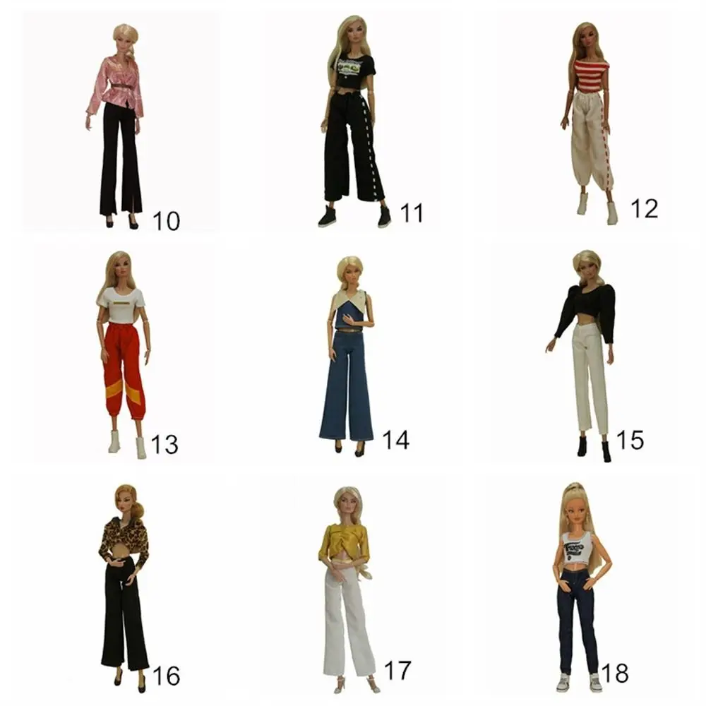 Official Mix Office Lady Fashion Clothes for  Doll Outfits 1/6 Dolls Accessories For 1/6 Doll Shirt Trousers Toys JJ