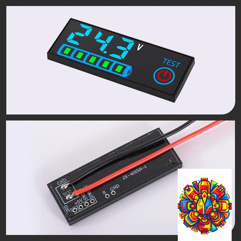 

Тестер заряда аккумуляторных батарей 3S-14S DC7-55V, индикатор заряда кислотных/литиевых батарей, плата-индикатор уровня заряда батареи