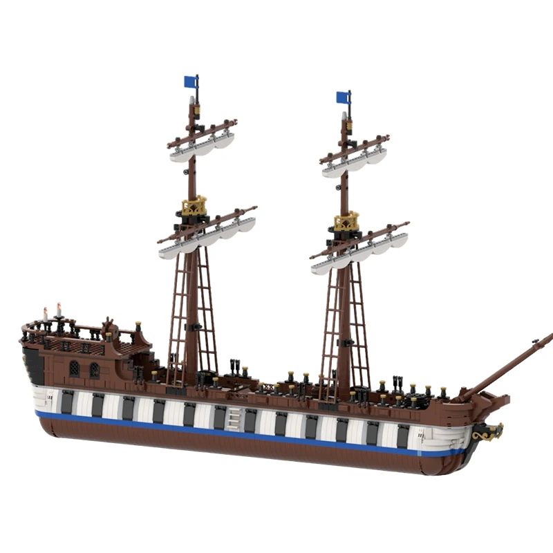 2423 PCS Customize Merchant Ship MOC Customize Modular Building Block Popular Creative Design Educational DIY Festival Toy Gift