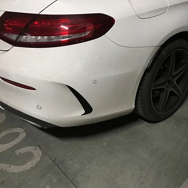 Applicable to Benz C-Class Double-Door Sedan C Coupe C205 Air Knife Rear Bumper Surrounding Rear Air Knife Exterior Modification