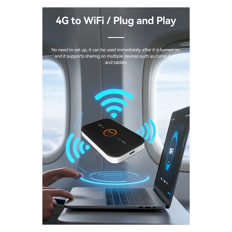 Router Wi-Fi6 portatile ingegnoso-mobile Scheda SIM 4G Accesso Internet wireless Hotspot per auto Modem router MIFI per Europa Asia Africa