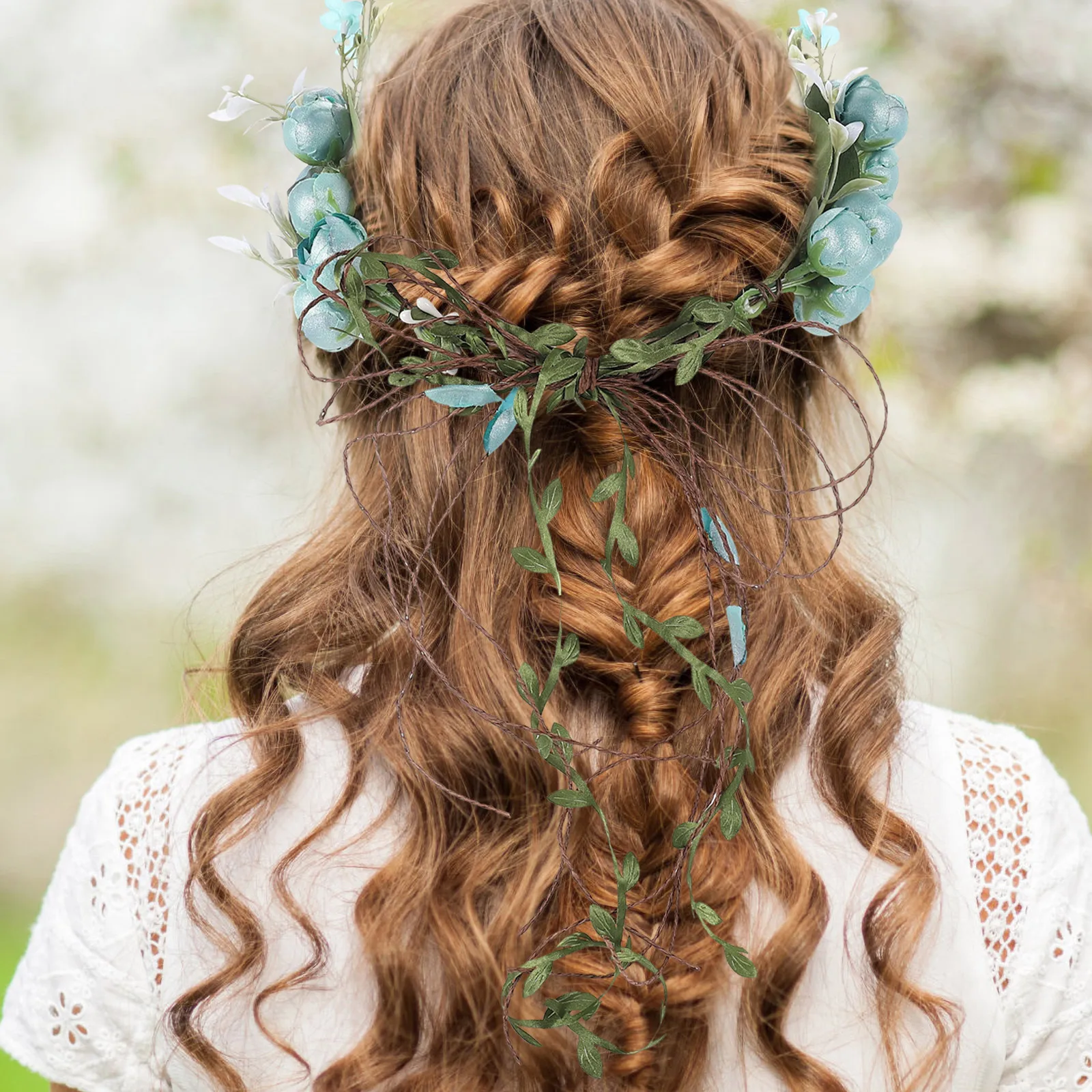 

Flower Headb Women Girls Vintage Wedding Bridal Hairb s Headdress Ultra Lightweight Tea Party Cocktail Garden Photos Events