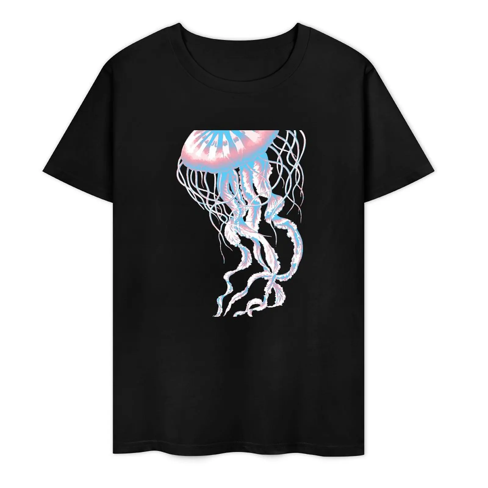 

Trans Pride Realistic Jellyfish T-Shirt cute tops tees Men's clothing