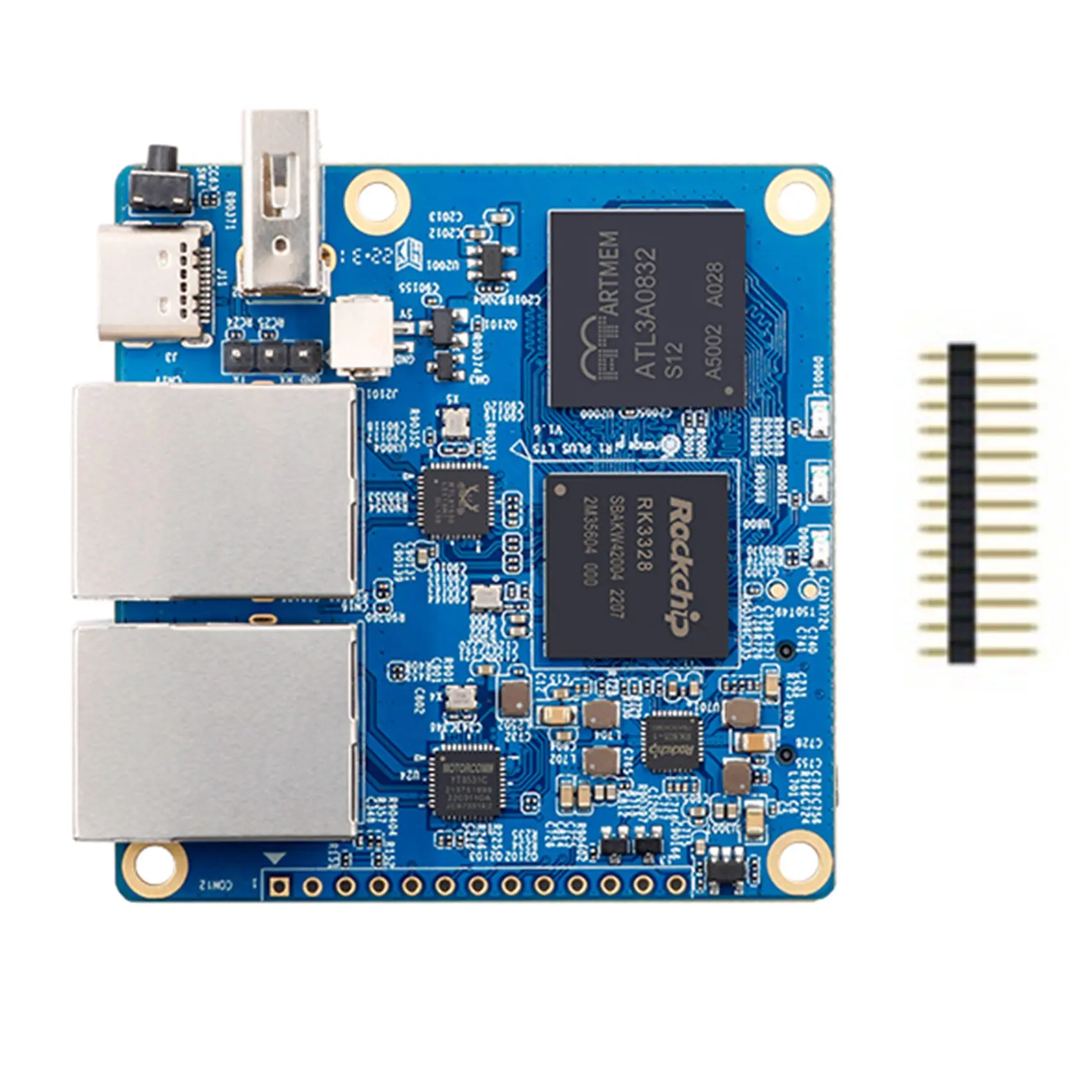 

For Orange Pi R1 Plus Development Board 1GB DDR3 Rockchip RK3328 Run Android9//Debian/OpenWRT OS