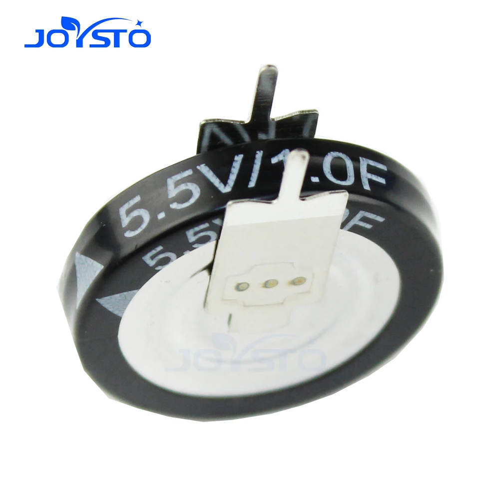 5PCS V type 5.5V Super capacitor 0.1F 0.22F 0.33F 0.47F 1F 1.5F 4.0F Button Farad capacitor