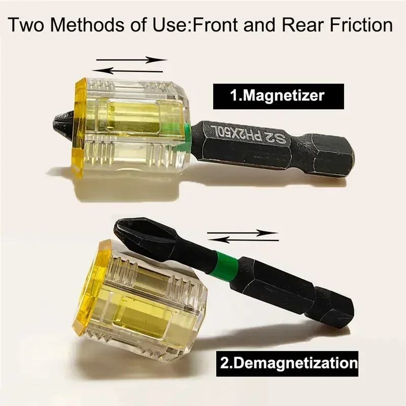 1PC New Screwdriver Magnetizer Demagnetizer Powerful Srewdrive Plus Magnetic Device Pick Up Tools for Screwdrives High Quality