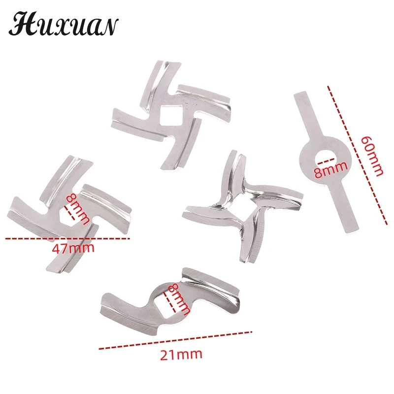 Meat Grinder Parts Mincer Blade Food Grinding Blade Knife Cutter Replacement fits for Braun Panasonic Vitek Scarlett Elenberg