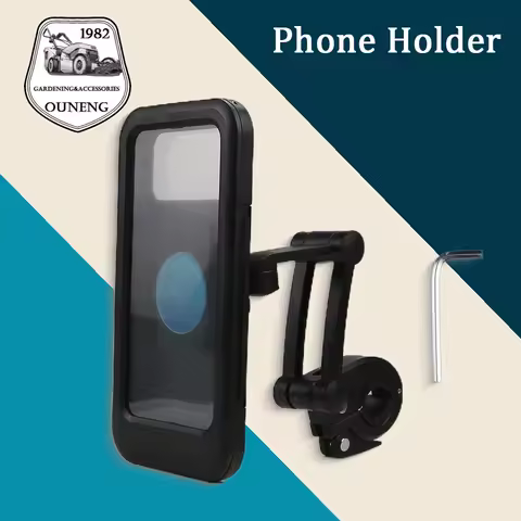 Waterproof Motorcycle Bike Mobile Phone Holder Support Universal Bicycle GPS 360&deg; Swivel Adjustable Motorcycle Cellphone Holder