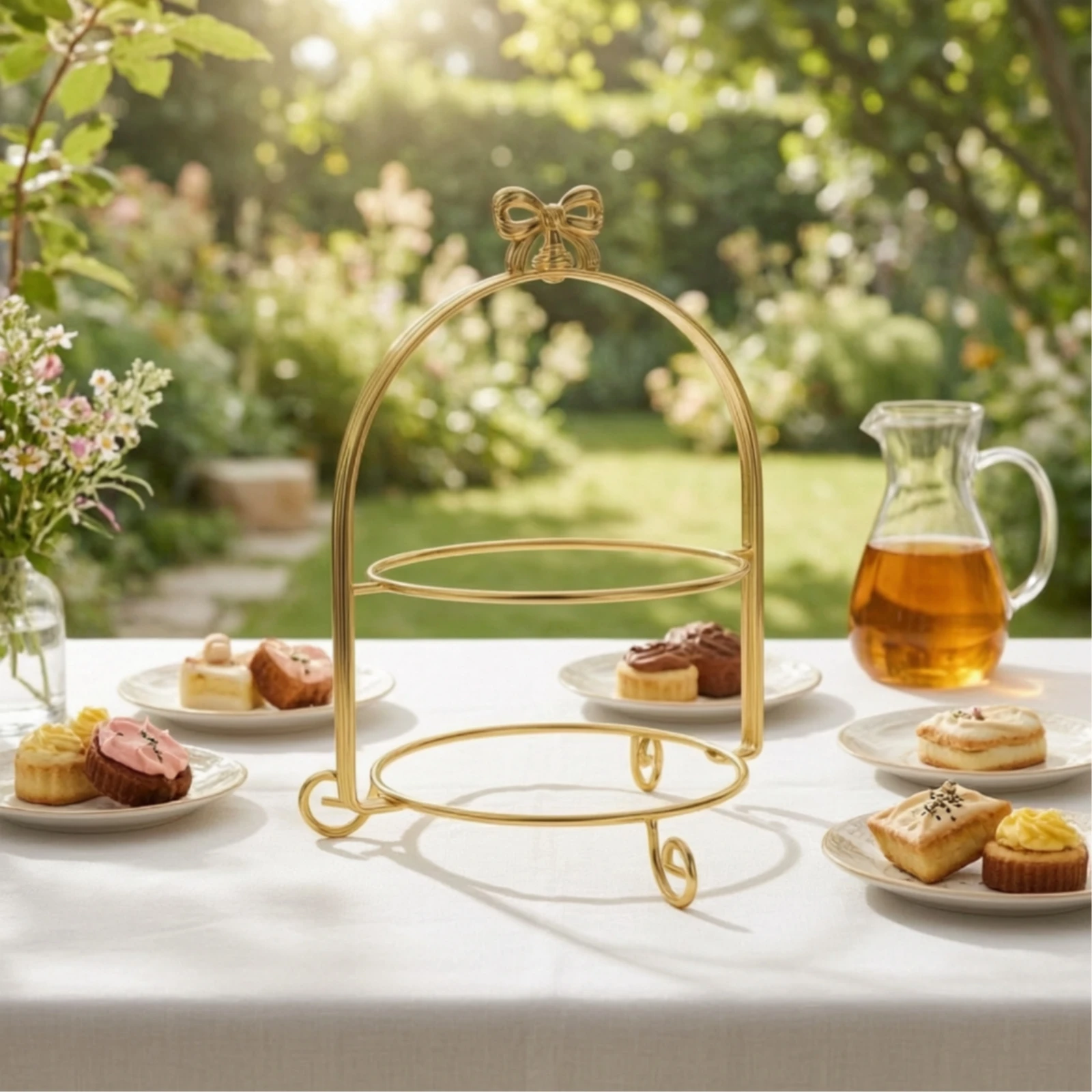 2-Tier Dessert Stand Decorativ - огляд і ціна Cupcake Stand Tier