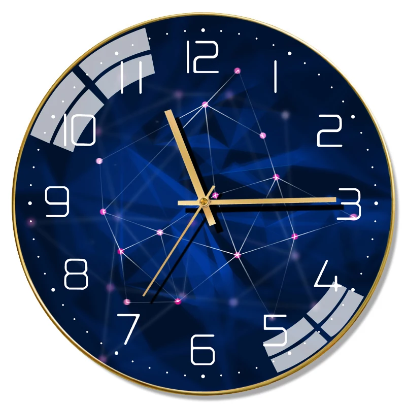 Creative Luxury Electronic Modern Wall Clock Unusual Hall Silent Kitchen Wall Clock Mechanism Orologio Da Parete Home Decor