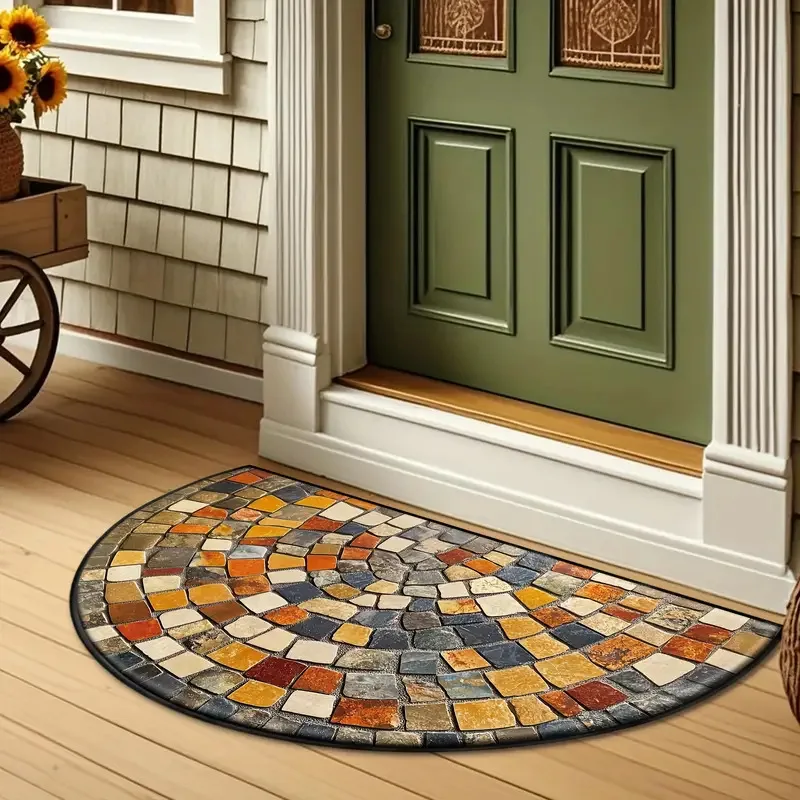 

3D Simulated Pebbles Diatom Mud Bath Matabsorbent Fast Drying Non Slip Floor Mat For Bathroom Toilet Easy Clean Home Decor