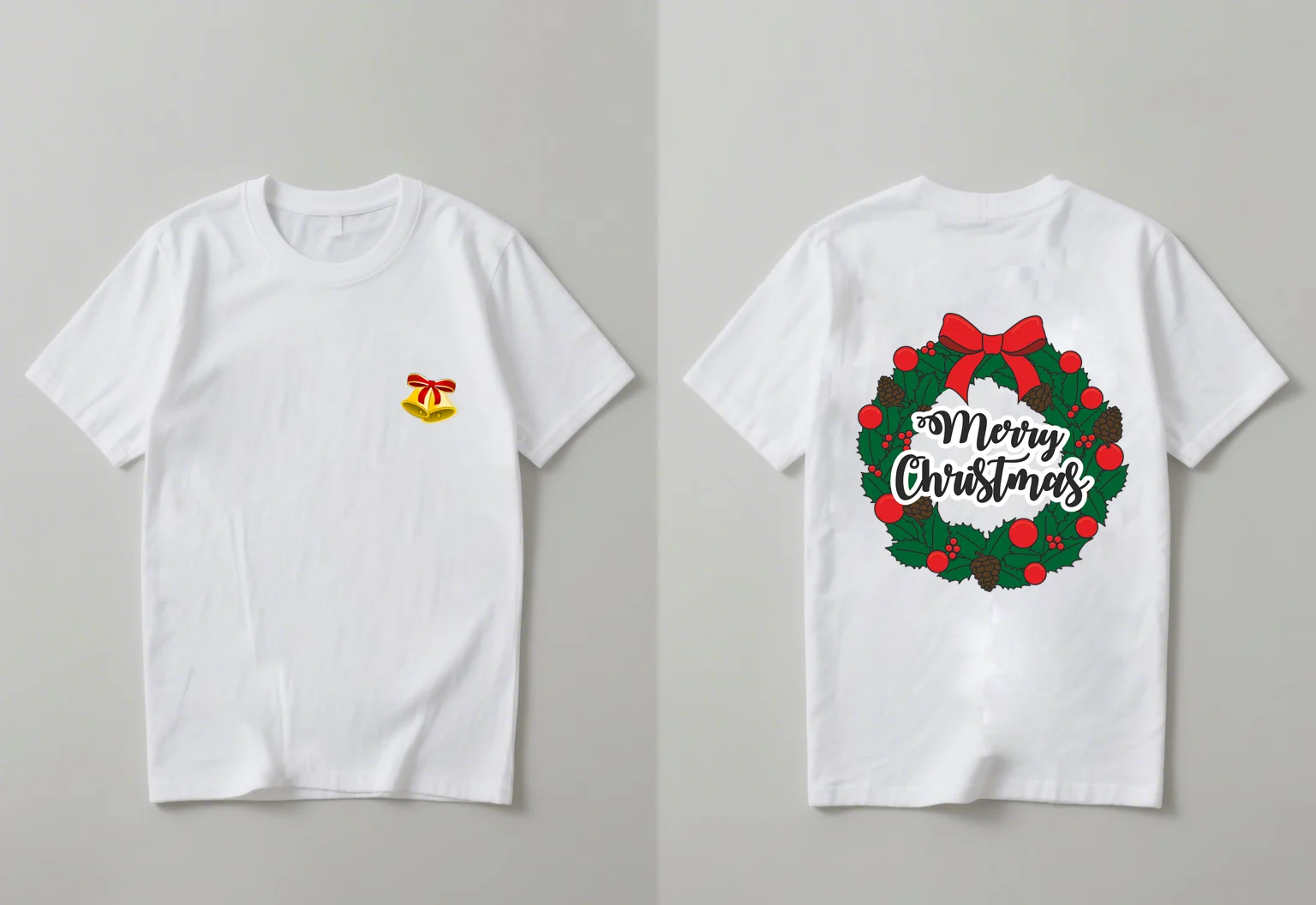 

Последняя повседневная мода 2025 года с короткими рукавами и принтом в рождественском стиле, подходящие как для мужчин, так и для женщин.