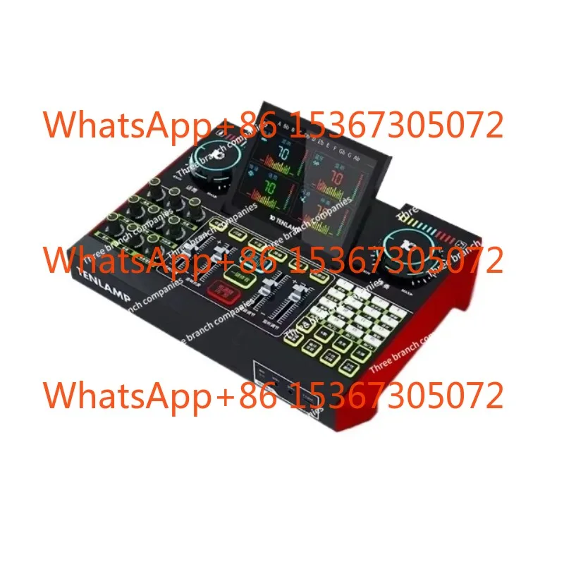 

USB-аудиоинтерфейс, оборудование для подкастов, комплект микшеров и вокальных эффектов, плата звуковой карты G10, устройство изменения голоса, DJ-микшер для живых выступлений