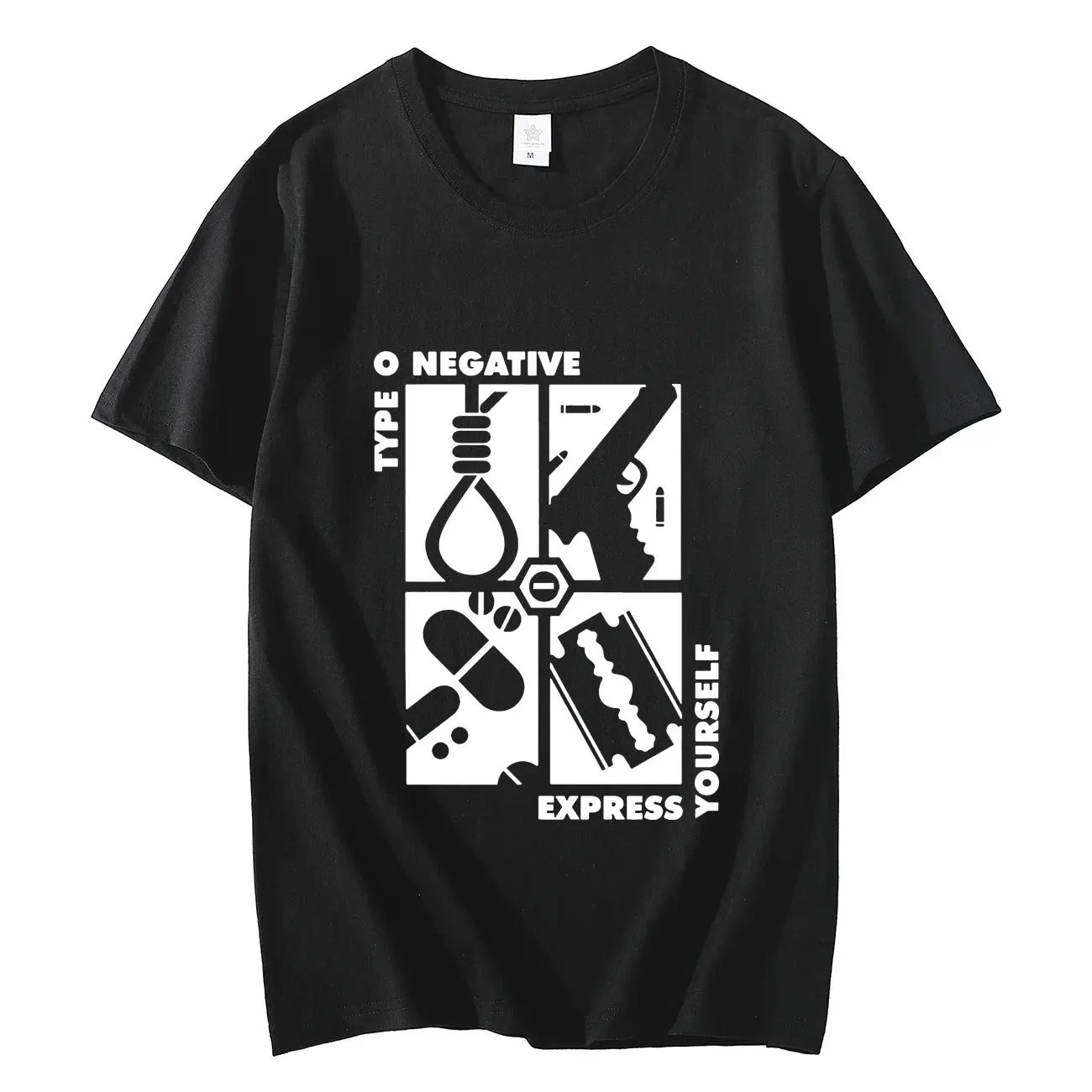 

Type O Negative Express Yourself Graphic T Shirts Men's Women's Rock Hip Hop Vintage T-shirt High Street Fashion Trend T-shirts