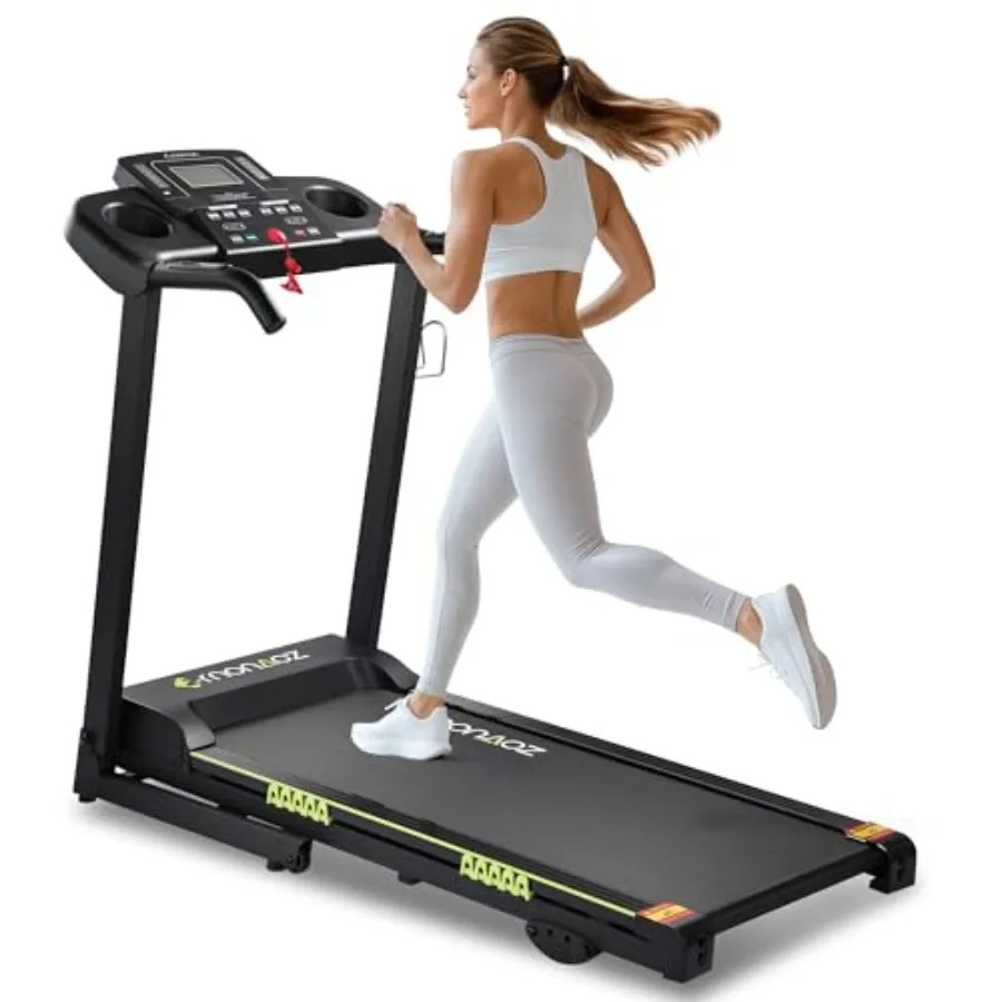 

Treadmills for Home Treadmill with Manual Incline 3.0HP Folding Electric Treadmil 18" Wide Running Machine with Bluetooth Speak