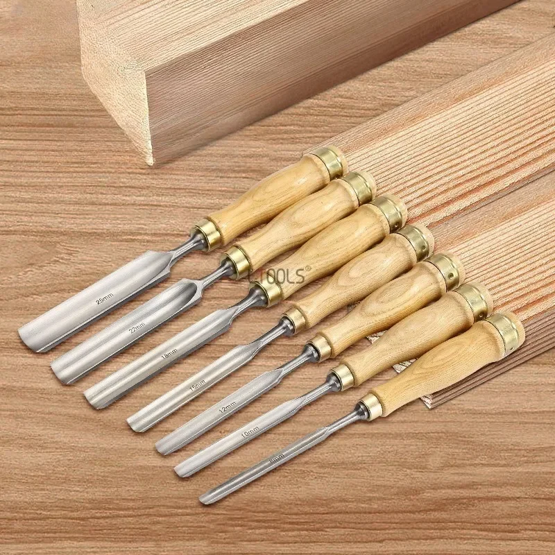 Imagem -03 - Semi Circular Cinzel Hand Tool para Carpinteiro Adequado para pá Escultura Cinzelamento Reparação Fabricação de Móveis Ferramentas para Carpintaria