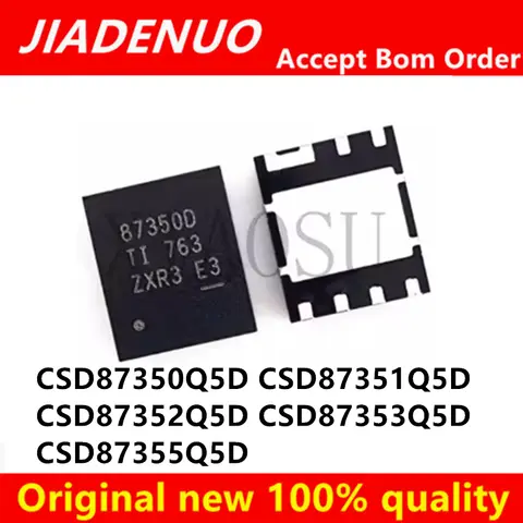 (5pcs)100%New 87350D 87351D 87352D 87353D 87355D CSD87350Q5D CSD87351Q5D CSD87352Q5D CSD87353Q5D CSD87355Q5D QFN-8 Chipset