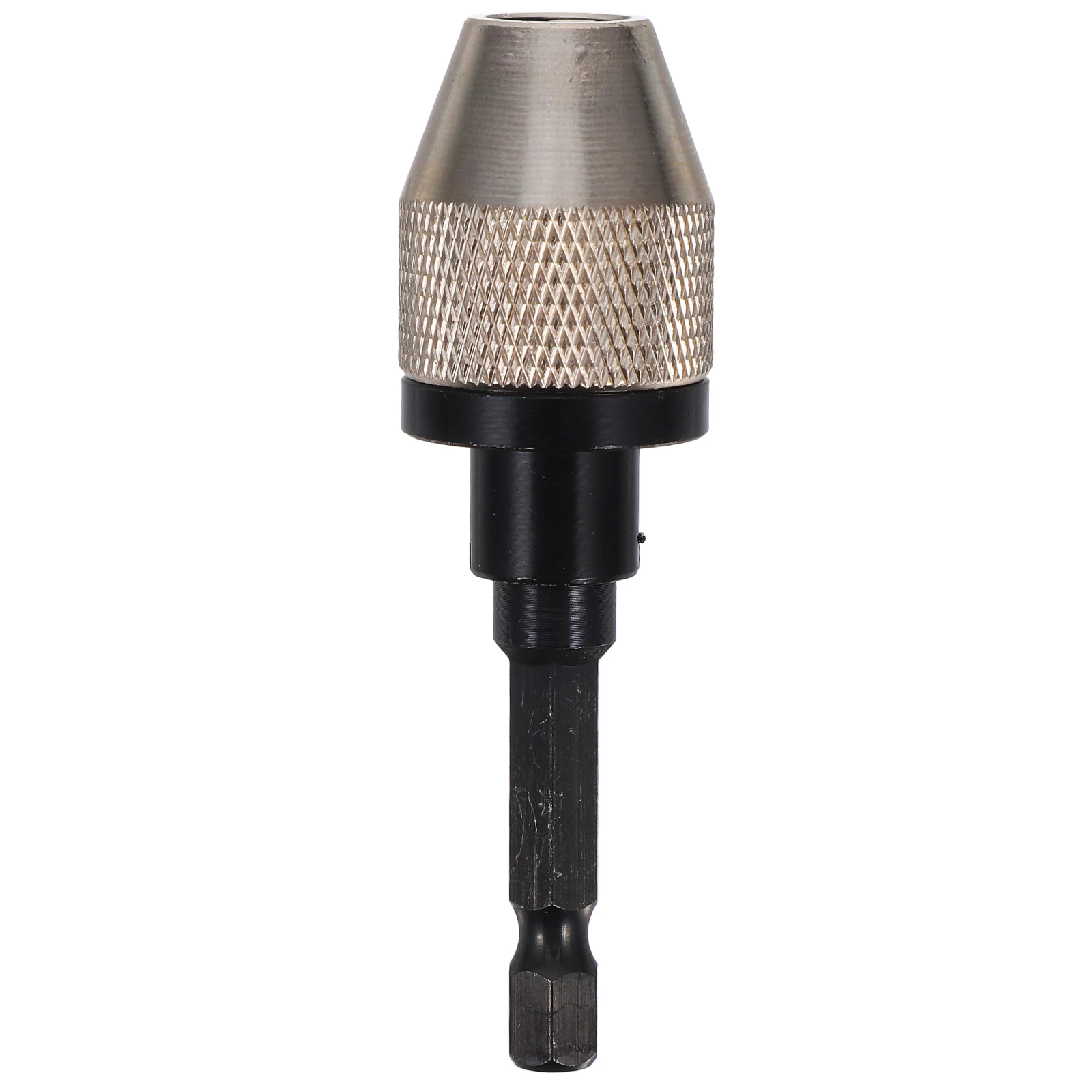 

Hexagonal Handle Converter 0.3-6.5mm Mini Self-Tightening 3 Jaw Metal Drill Chuck Keyless Chuck Conversion Tool for Woodworking