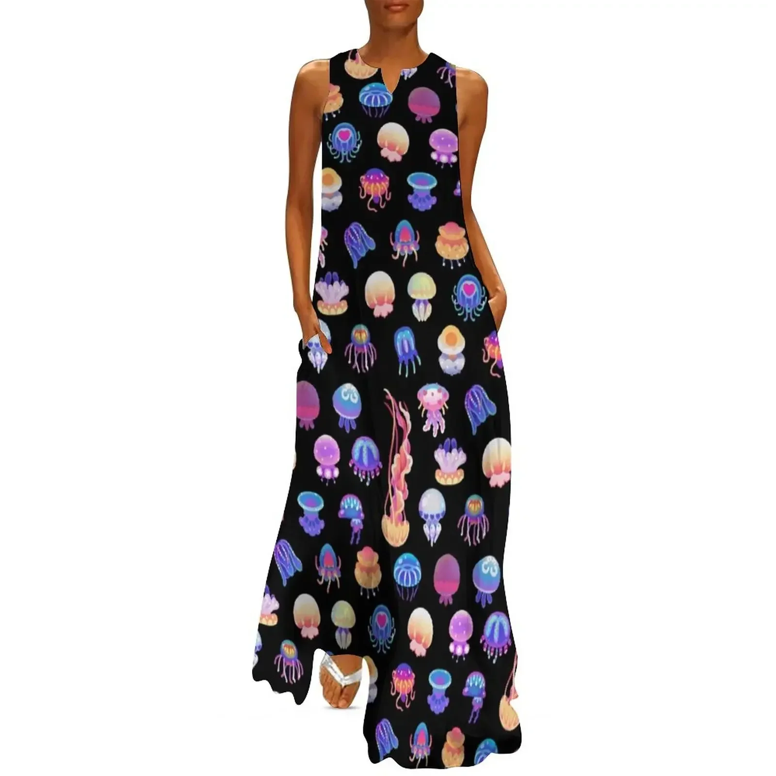 

Jellyfish Day Long Dress prom dresses 2025 Woman clothing Women's dresses dresses for women Dress