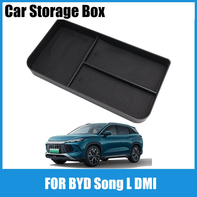 

Suitable for 2024 BYD Song L DMI screen rear storage box central control storage box car interior supplies