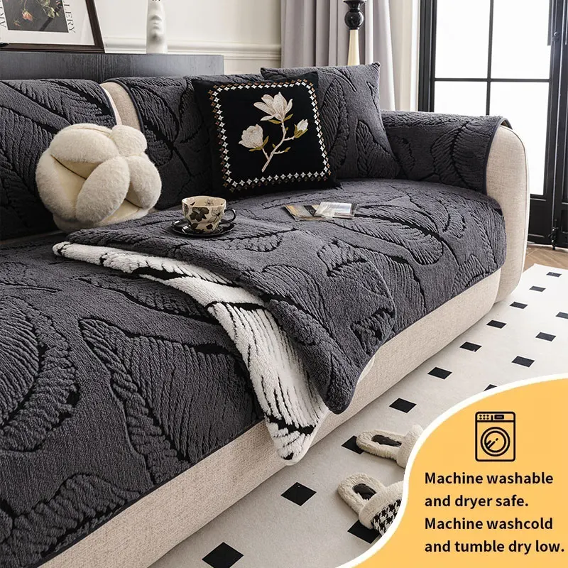 1PC-Herbst und Winter Plüsch Sofakissen, brandneuer gerader Sofabezugstoff, hochwertiges Sofakissen