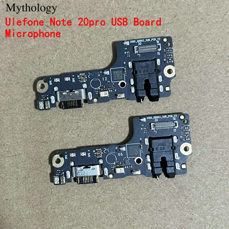 For Ulefone Note 20 Pro USB Board Original Microphone Charger Circuits Mobile Phone Replacement Part