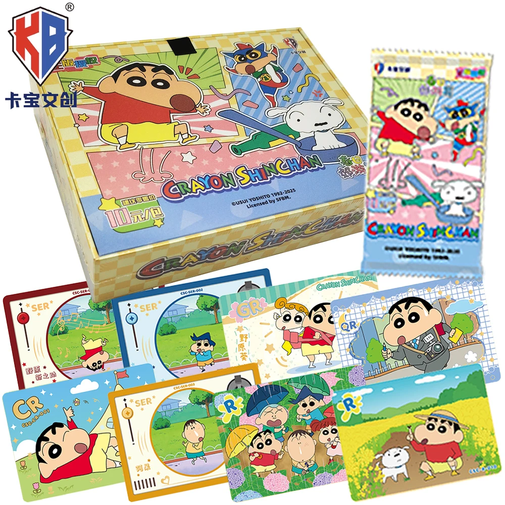 

Original Kabao Crayon Shin Chan Family Comedy Anime Collection Card Child's Like Cartoon Character Card Exquisite Christmas Gift