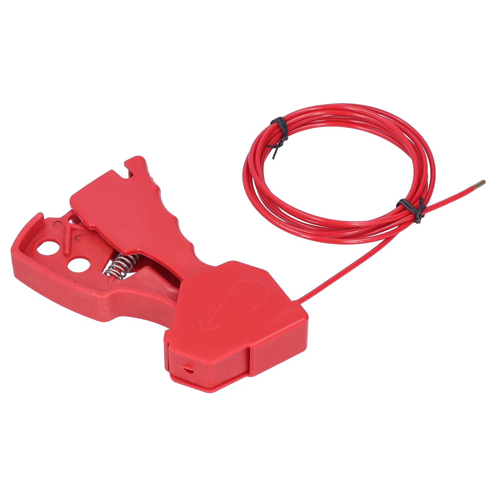 High Temp Corrosion Resistant Nylon Adjustable Safety Cable Lockout With Steel Wire For Industrial Energy Isolation Locking view 3