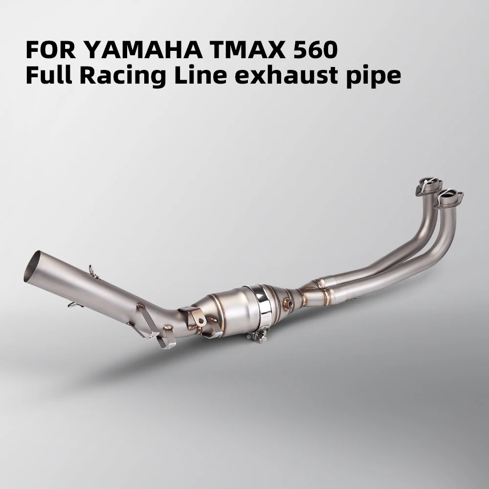 

Modified Front Exhaust Pipe, Split Exhaust, Rear Pressure Drum, Suitable for TMAX530, TMAX560, 17-20