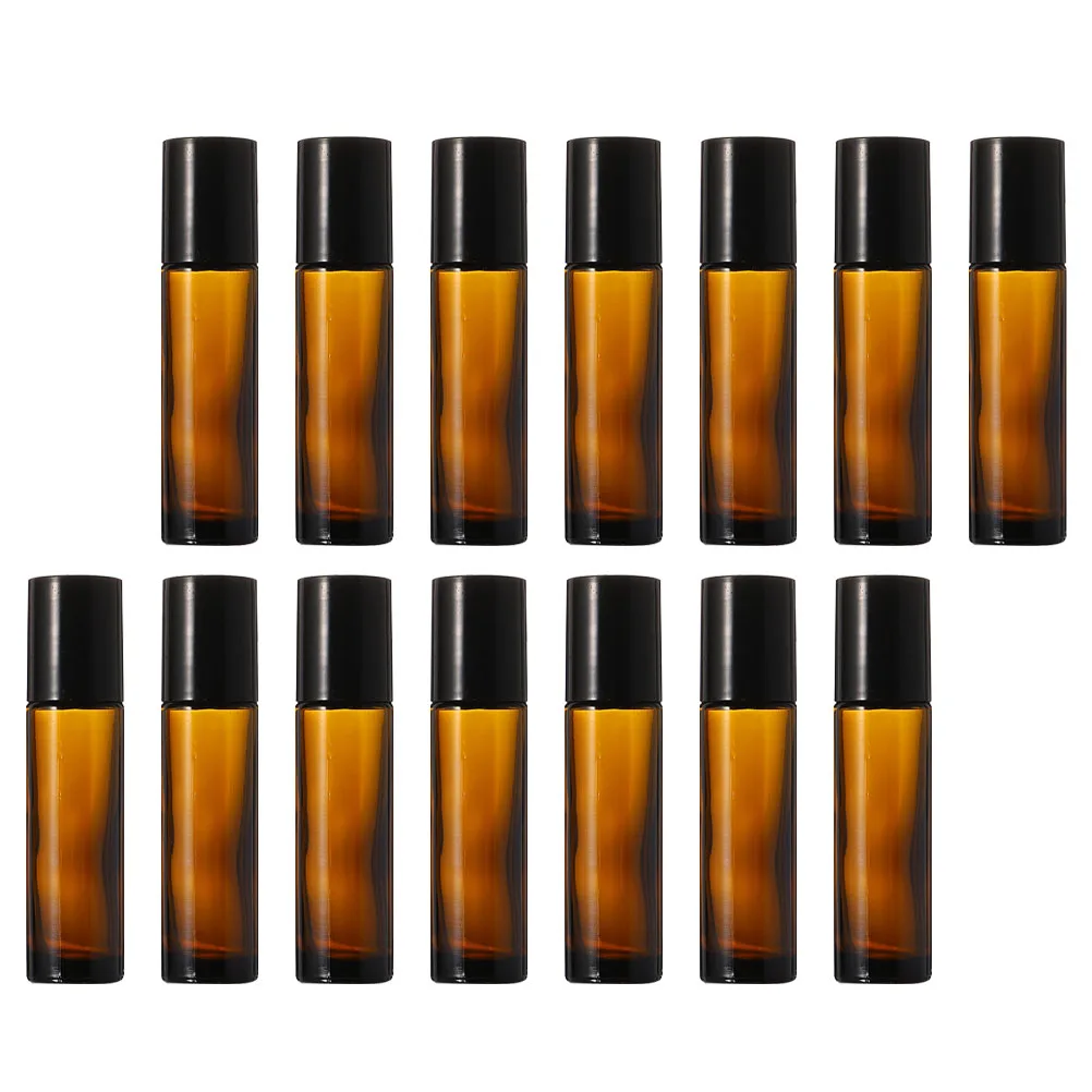 20 個の香水ボトル小さなガラスローラーボールボトル漏れ防止ポータブルエッセンシャルオイルサブパッケージ容器旅行