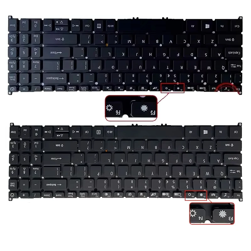 Klawiatura do laptopa US/RU/SP/FR/AR/BR dla Acer A315-22 A315-23 A315-42 A315-52/G A315-54 A315-55 A515-52/G A515-53/G A515-54 A515-66 — zdjęcie produktu 2