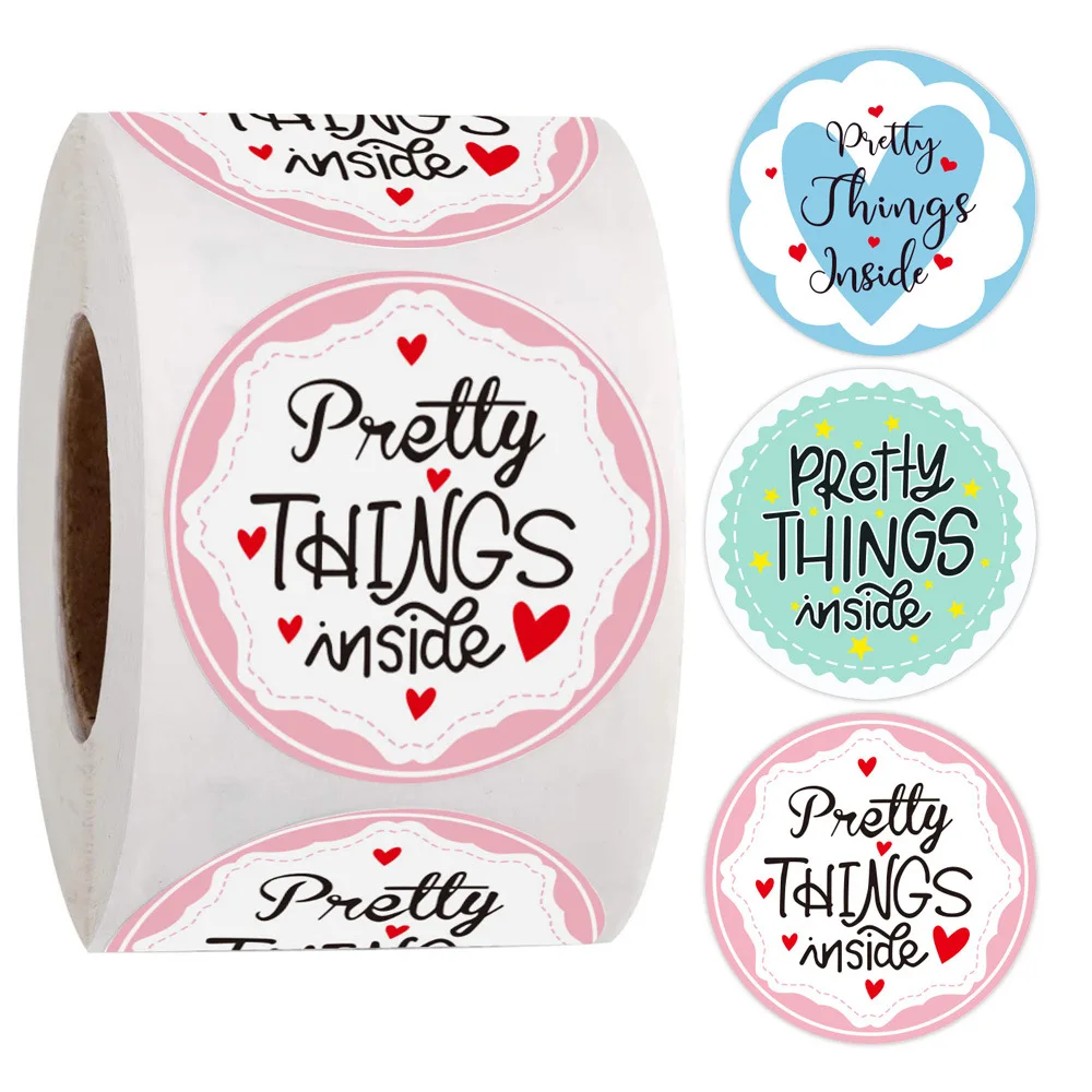 

Pretty Things Bread Baking Gift Box Kraft Opp Bag Packaging Adhesive Stickers Packing Paper Shipping Lable Tape Seal Tag Use