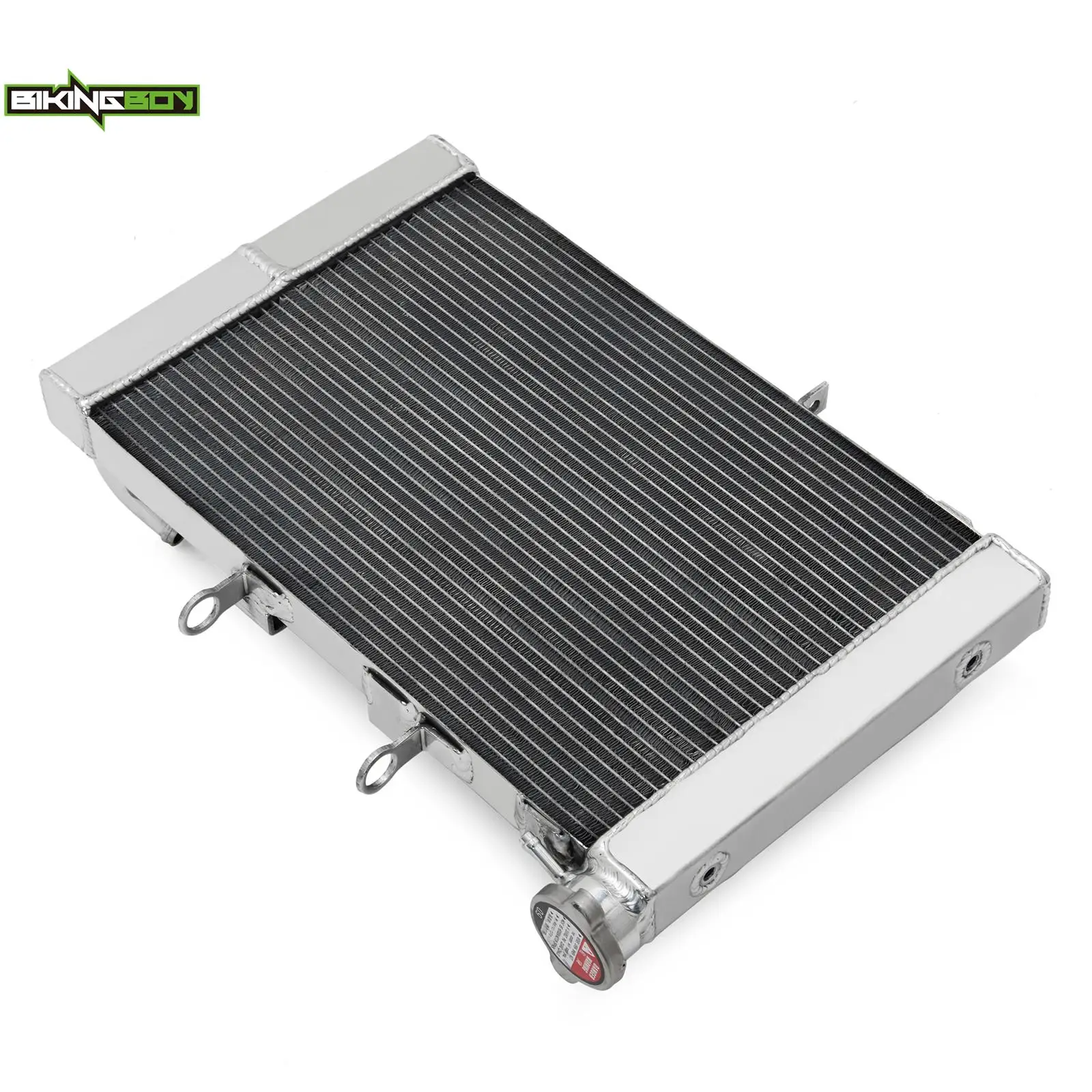 BIKINGBOY Engine Cooling Radiator For Triumph Trident 660 2020 2021 2022 Water Cooler Aluminium Alloy Core Polished Motorcycle