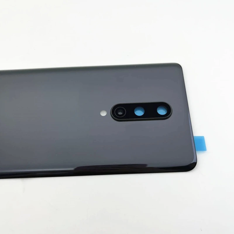 Back Glass For OnePlus 8 Battery Cover Hard Back Door Rear Housing For 1+8 Battery Back Cover Camera Lens