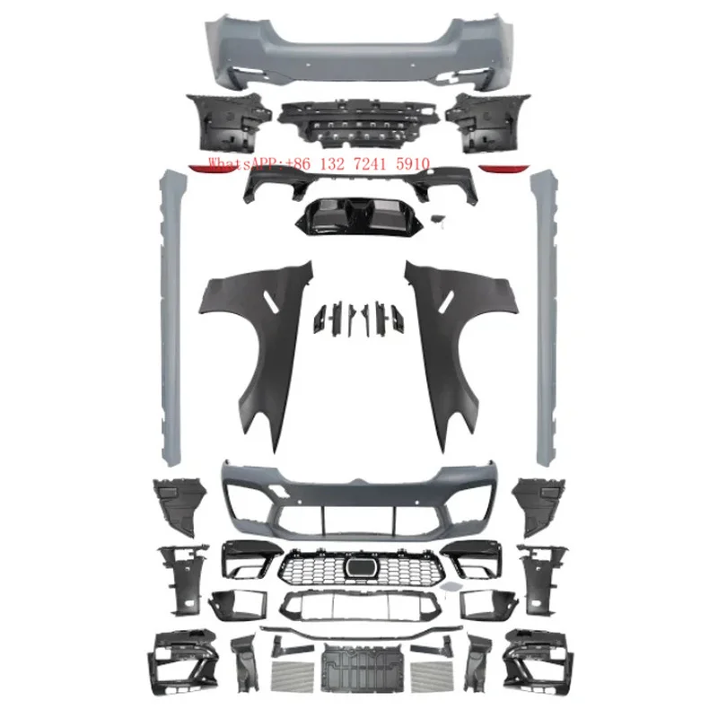 High Quality Custom Exterior Set With Front Bumper Side Skirts Rear Diffuser