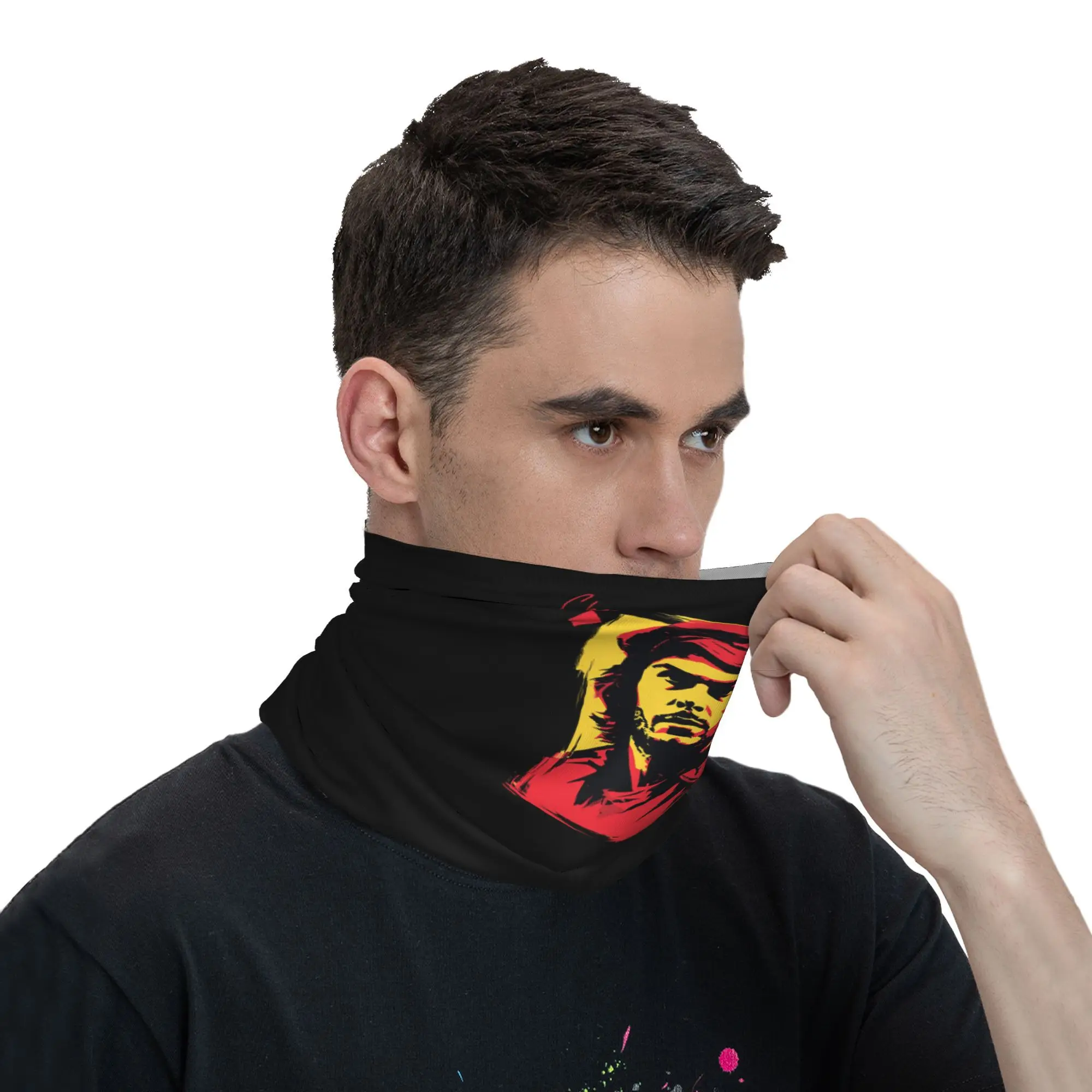 Che Guevara Bandana Neck Cover Printed Wrap Mask Scarf Warm Face Mask Running Unisex Adult Washable