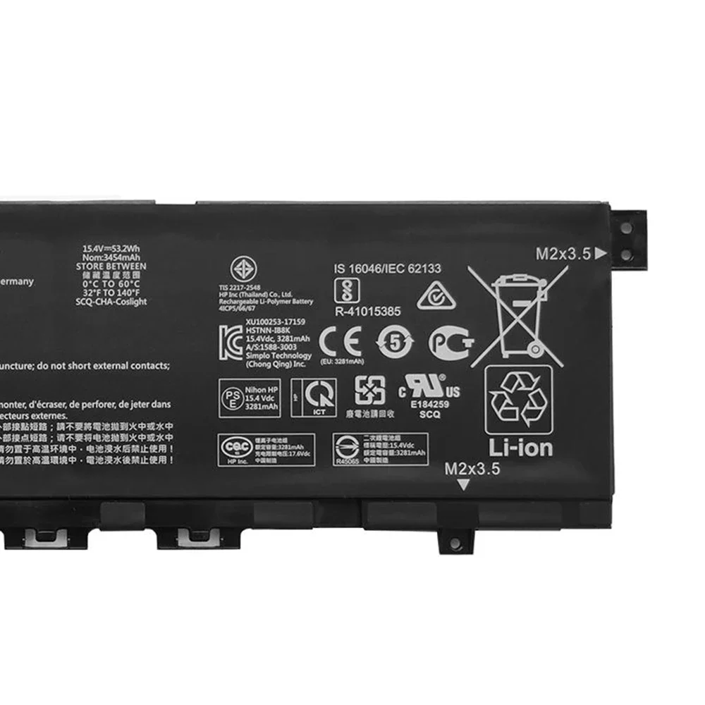 Imagem -03 - Bateria do Portátil para hp Invy X360 13-ag 13-ah L085442b1 Hstnn-ib8k Kc04xl 15.4v 53.2wh Brandnew Original