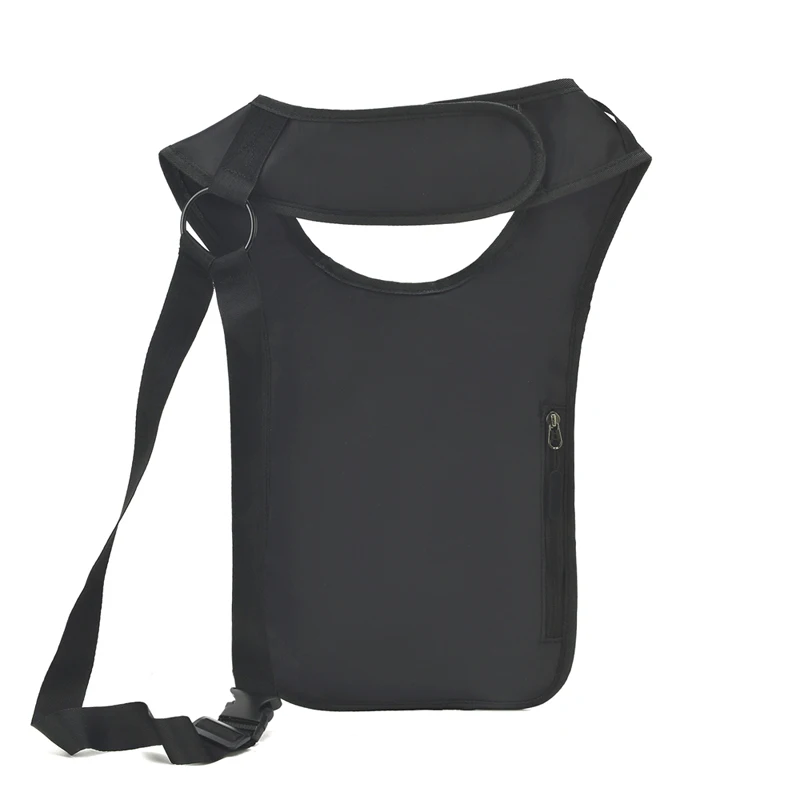 패션 캐주얼 남성용 전술 허리 가방 겨드랑이 가방 경량 나일론 밀착형 숨겨진 조끼 가방 기능성 남성용 휴대폰 가방