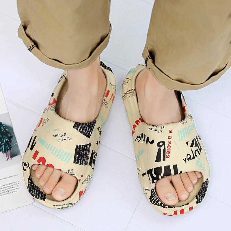 New Massage Slippers Female Summer Sandals Home Bathroom Bath Slippers Non-slip Soft Sole Men Indoor Hotel Couples Shoes