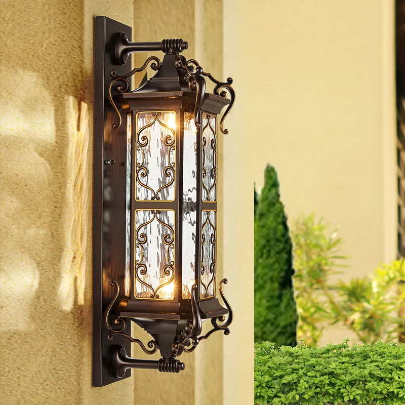 Outdoor wall lamp Waterproof garden lamp Garden villa entrance Lights on both sides Super bright Outdoor balcony Exterior wall