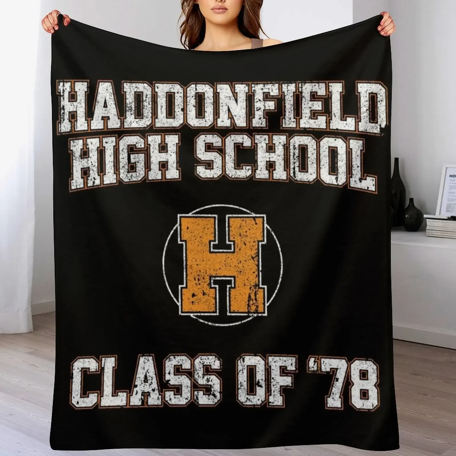 

Haddonfield High School Class of '78 Throw Blanket Bed Luxury Blankets Sofas Of Decoration valentine gift ideas Blankets