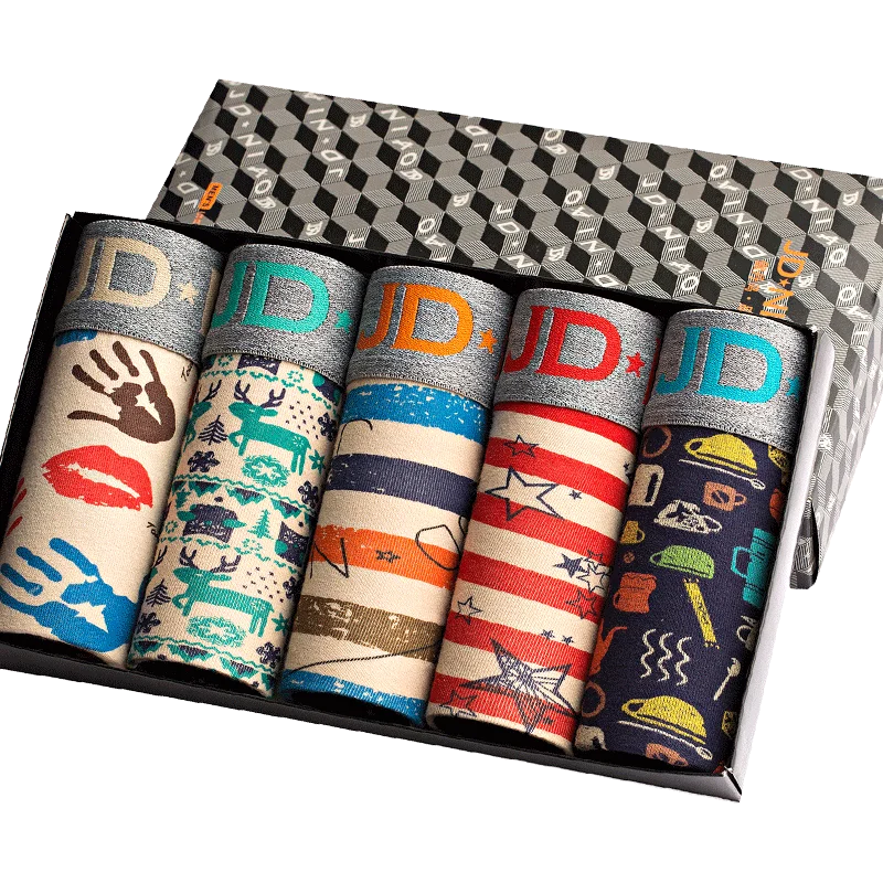 

Hot Underwear Men Cotton Boxer Homme Brand Underpants Male Panties Breathbale Shorts U Convex Pouch Plus Size L-5XL