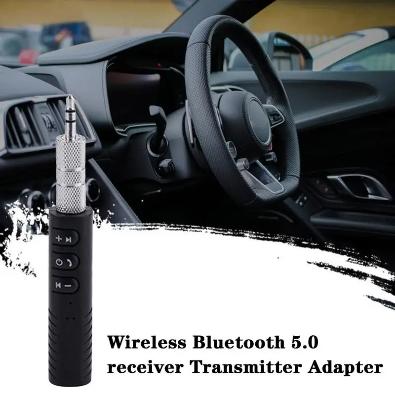 Wireless Bluetoothcompatible 5.0 Receiver Adapter 3.5mm Jack For Car Music Audio Aux A2dp Headphone Reciever Handsfree