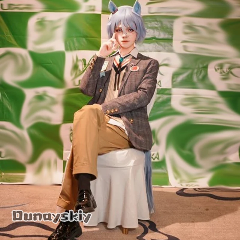 aBANNc*@Uma Musume Pretty Derby KS Miracle Autumn Andante Costume de cosplay élégant pour femmes, ensemble complet, style automne, costume quotidien