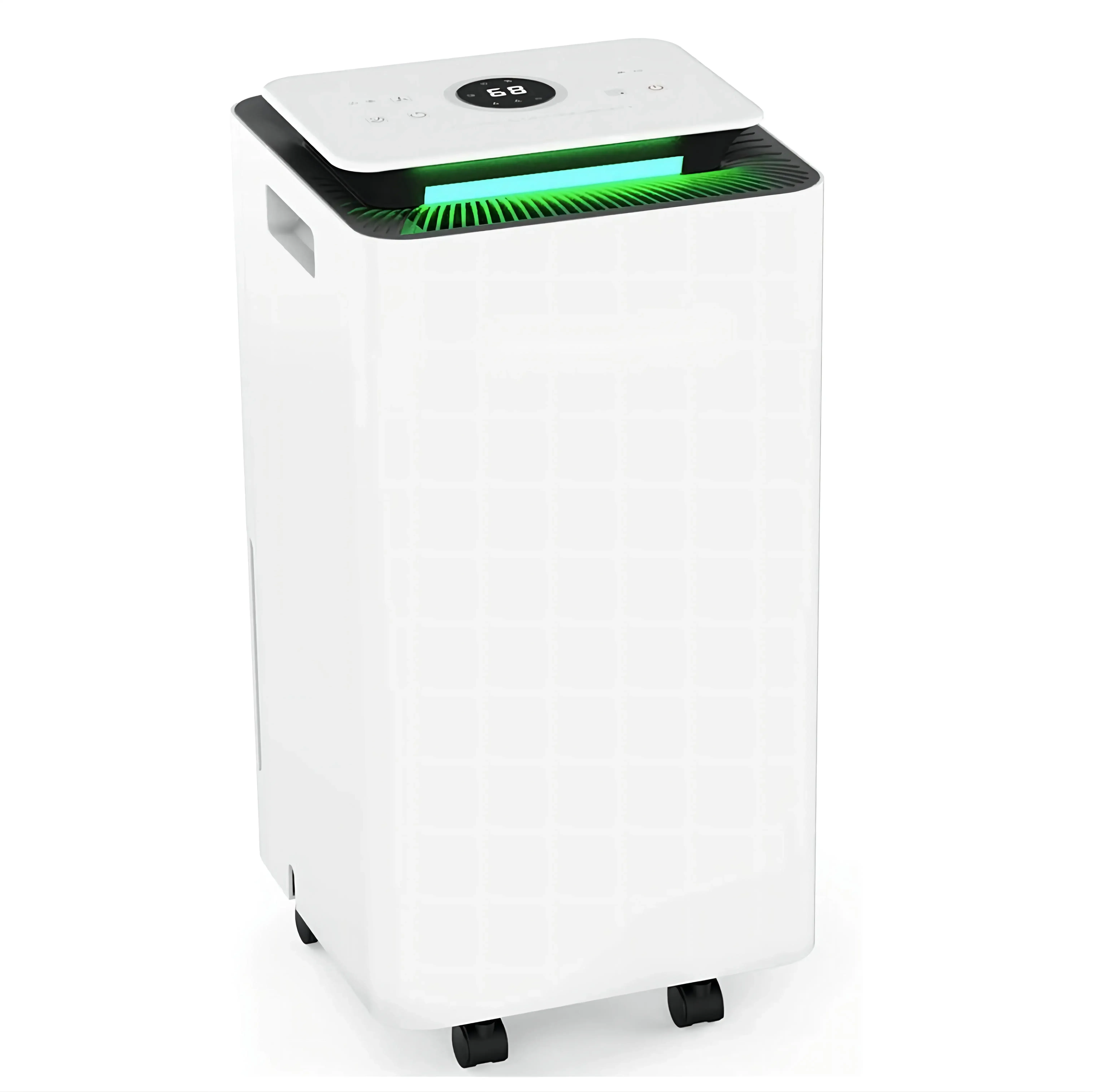 12L/day Portable Air Dehumidifier Fan With Wifi  Smart Control Home Dehumidifiers