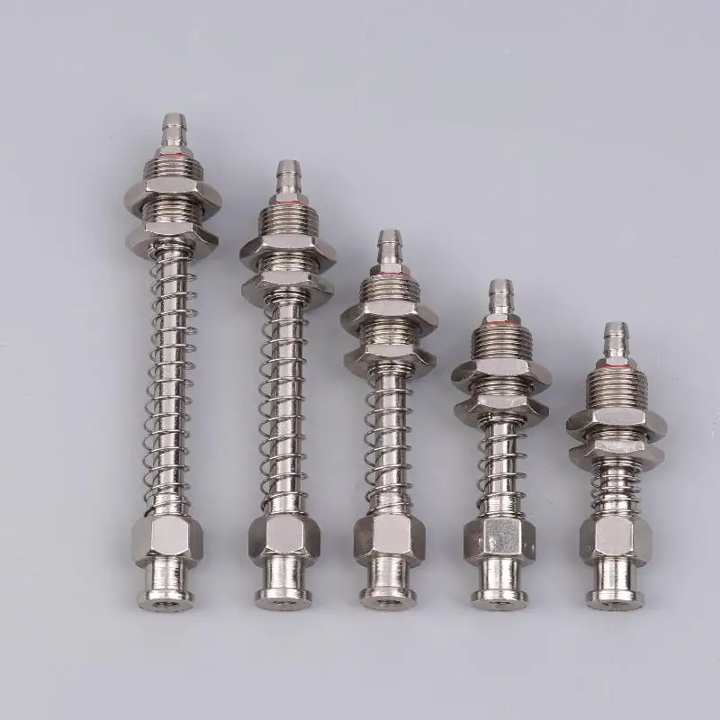 1Pcs M12 Extend Thread Top Air Admission Sucker Buffer Connecting Rod Automation Tools Robot Vacuum Suction Cup Fitting
