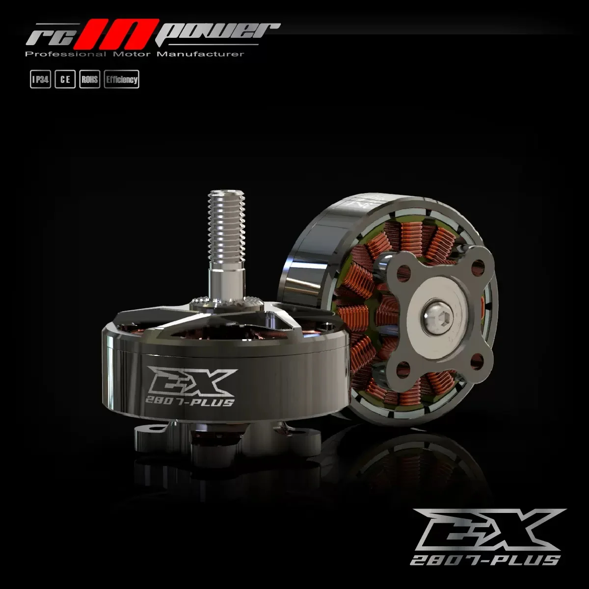 RCINPOWER EX2807 2807 1300KV 4-6S Lipo Brushless Motor for 6-7Inch Large load RC FPV Drone