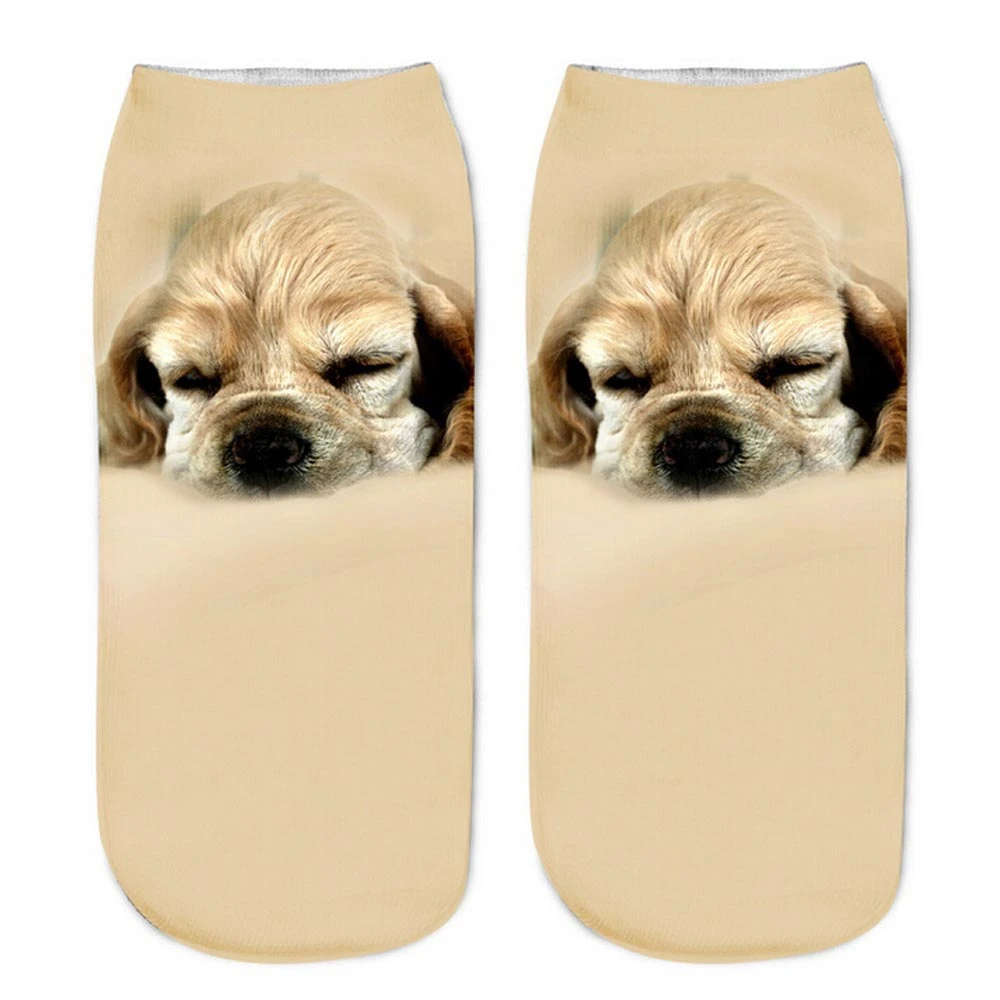 Neue 3D-Gedruckte Trendige Unisex Niedrige Knöchelsocken, Damen Casual Tier-Socken, Weihnachtsgeschenk, Dropshipping – Detail 19